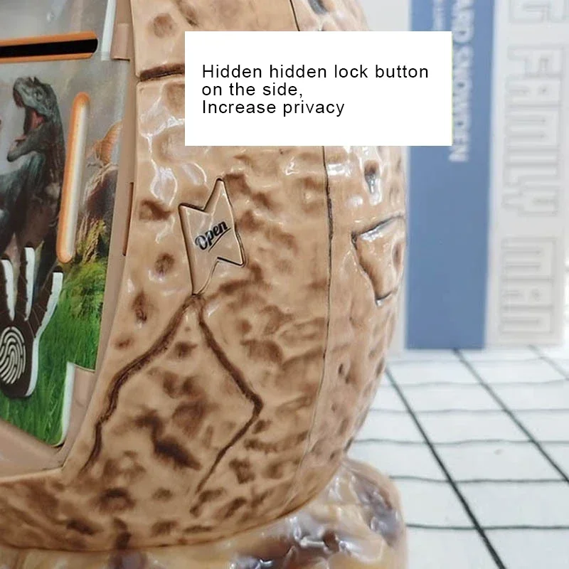 Kids Toys,Electronic Piggy Bank for Kids, Dinosaur ATM Piggy Bank Password Cash Coin Can, Money Bank Toy for Children with Music 5