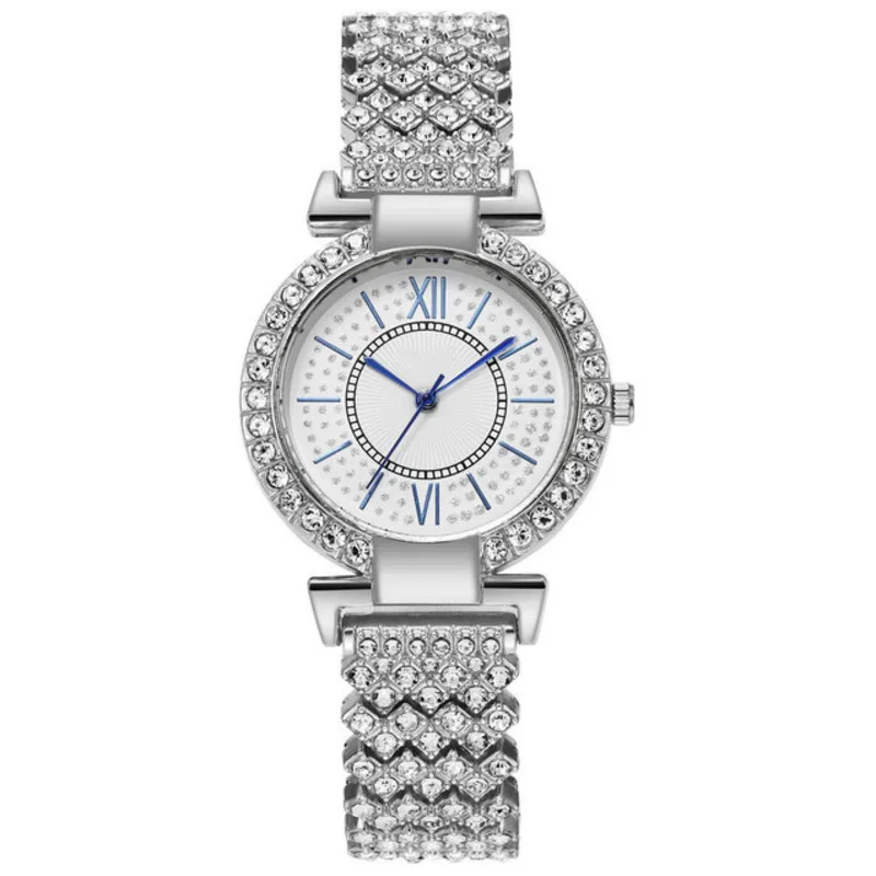 

Quartz Watches for Women's Steel Band Diamond Embedding Fashion Trend Leisure Versatile Exquisite Women's Quartz Watches