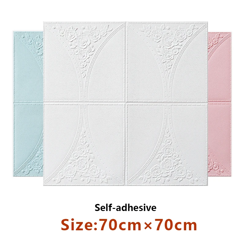 3D Self-Adhesive Wall Sticker Wall Panel Waterproof And Moisture-Proof Kitchen Bathroom Living Room Bedroom Background Decora