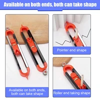 Profile Scribing Ruler Contour Gauge With Lock Adjustable Locking Woodworking Tools Measuring Gauge Profile Measurement Tool 2