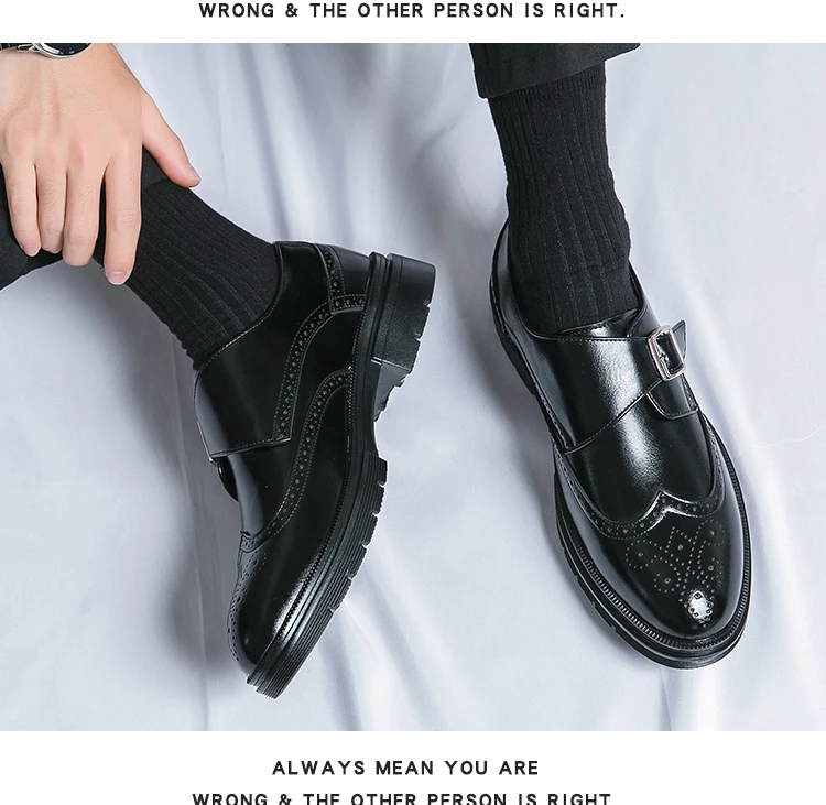 أحذية رسمية أنيقة للرجال، أحذية جلدية عصرية للأعمال والمناسبات الاجتماعية، أحذية جلدية رجالية عالية الجودة