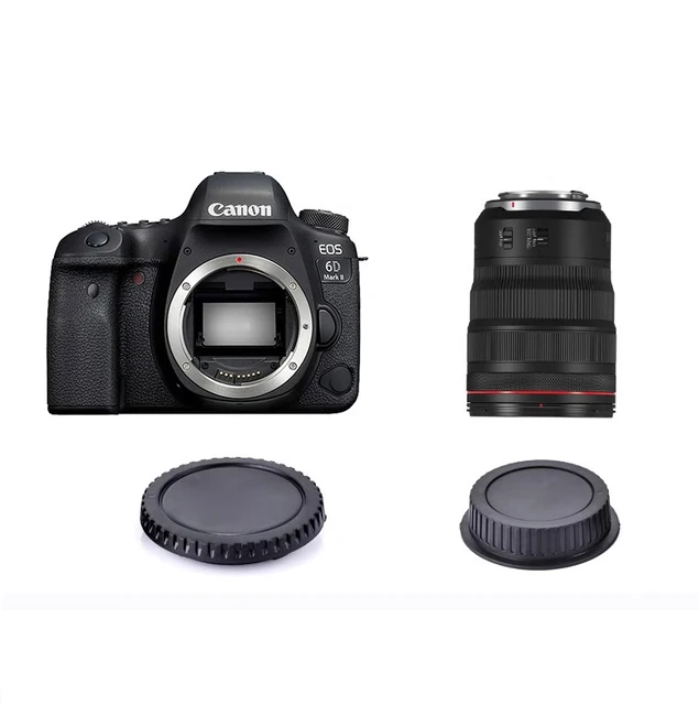 Juego De Tapa Para Lente Trasera Y Tapa Frontal Para Cámaras Canon Eos (montaje Canon EF)