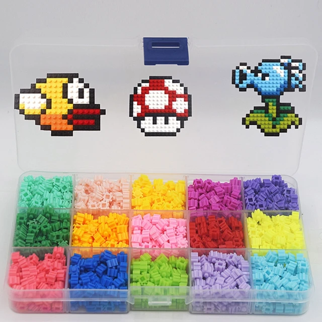 Brain Developmental Toy 2-D Puzzle Block w/ Storage Container Box for Children Teens Montessori Early Learning Present 2