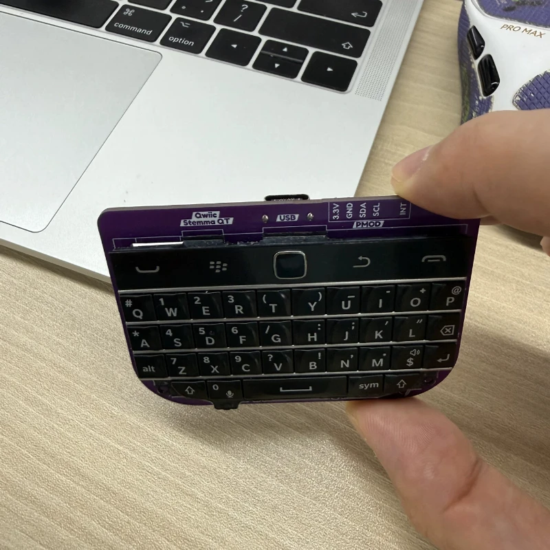 Mini tastiera cablata BlackBerry Q20 Solderparty Open Source BBQ20KBD Q20 Scheda nuda senza scocca Supporta USB/Qwiic/PMOD DY Regalo - immagine 4