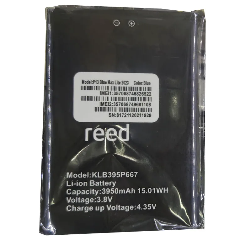 

10 шт. 3950 мАч аккумулятор для reeder P13 Blue Max Lite 2023 KLB395P667 батареи