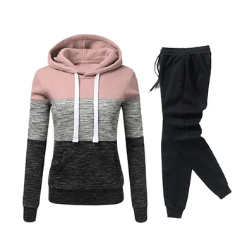 Hot Sales Daily Women's Tracksuit Hoodies Long Sleeves Casual Single Piece Sweatshirts Sweatpants Comfort Outdoor Jogging Sports 1