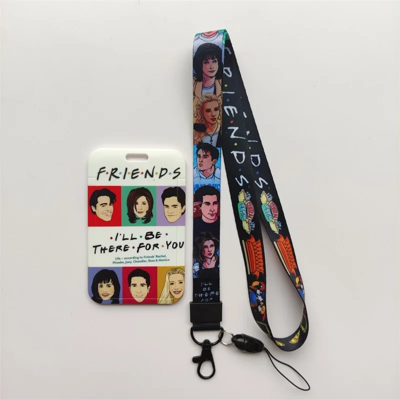 TIESOME Phone Lanyard With Badge Holder, Cool Black Moon