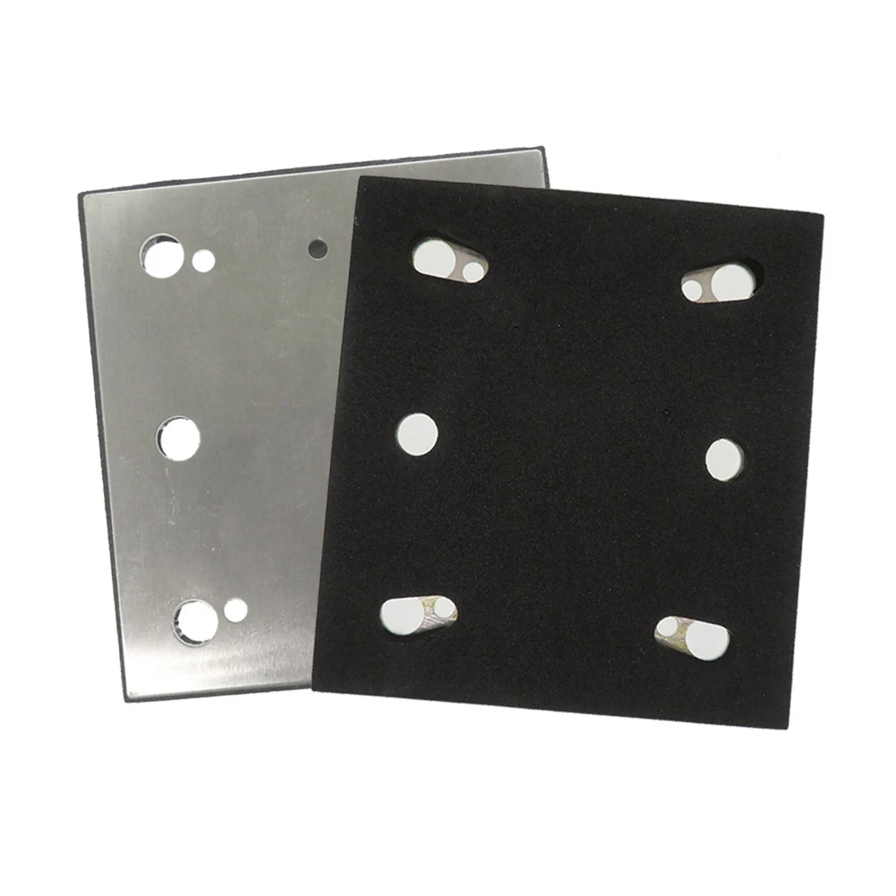 Backing Pad 100*110mm 6 Holes Replacement Square Polishing Disc 158324-9 BO4556 14000OPM Finishing Sander Pad sanding discs sanding pads