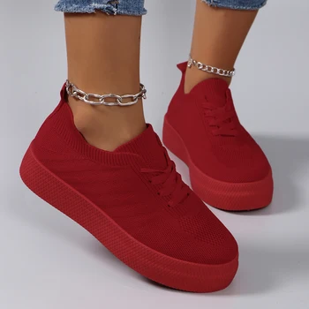 Spring new women's sports shoes, fashionable, breathable, lightweight, non-slip, wear-resistant, casual sports shoes, flat shoes