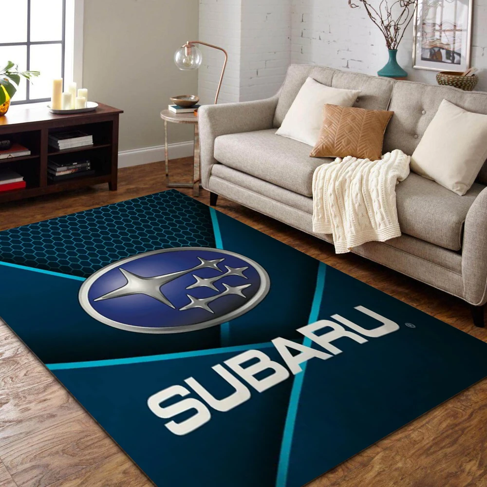 

S-Subaru logo rug 3D Printing fashion Decorate Carpet Applicable To The Living Room Bedroom Corridor Mat Home Gifts