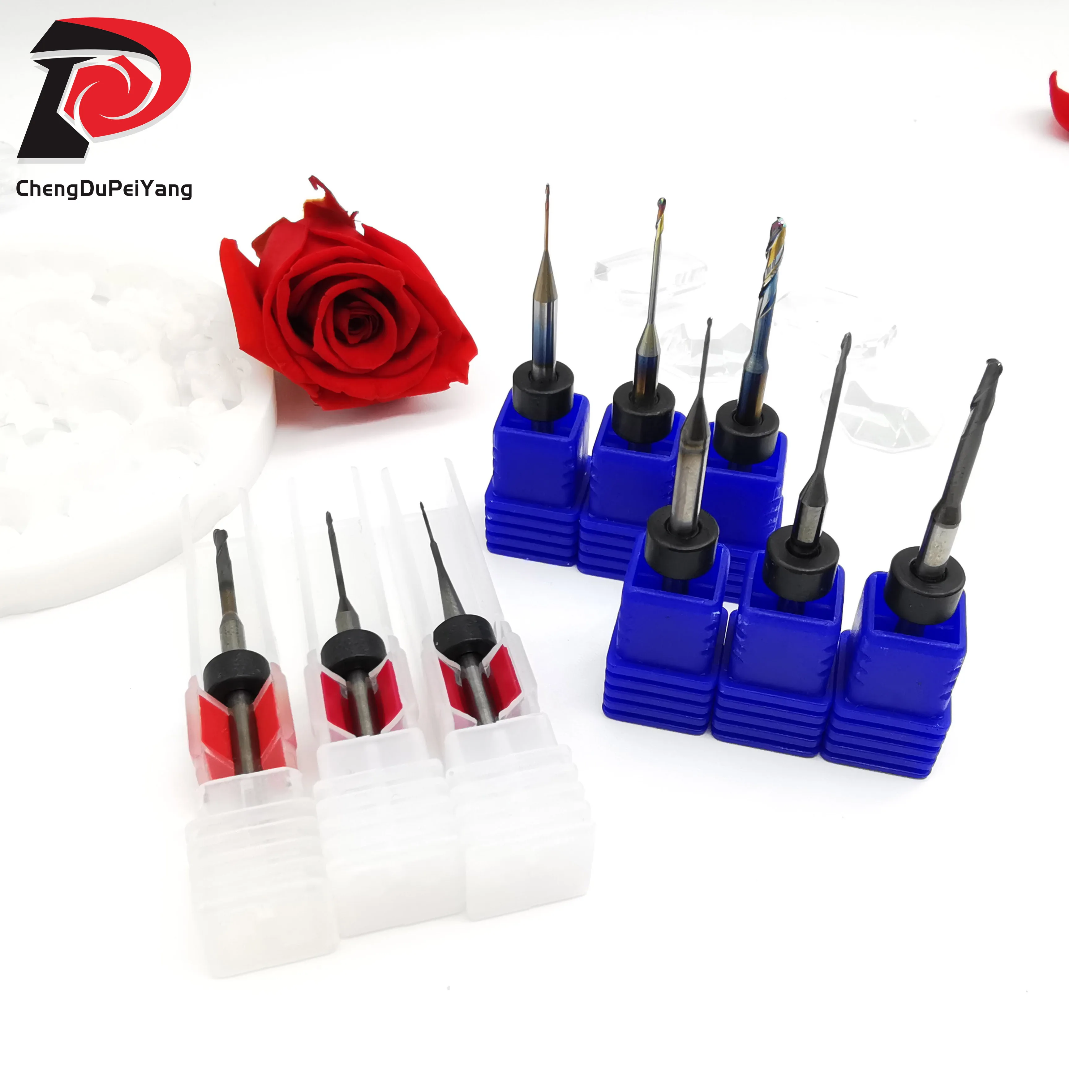 Dental Cad Cam Milling Zirconia Wax PMMA Burs Tungsten Carbide Made LNY ...