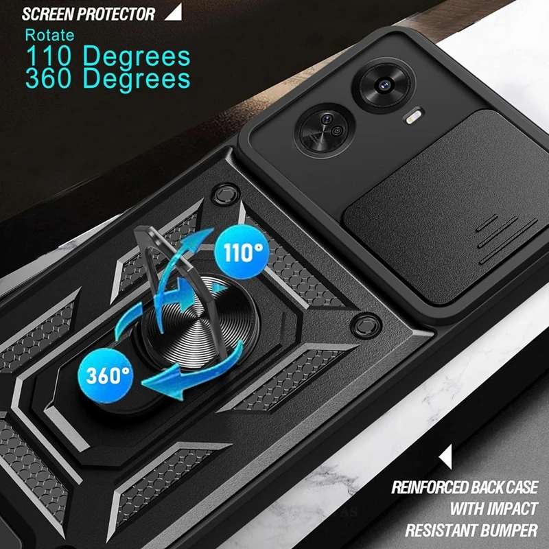 Ultimate Armor Case with Lens Protection & Magnetic Ring Holder