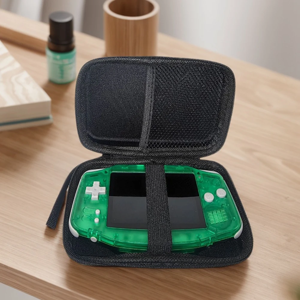 Carrying Case Anti-scratch Handheld Game Console Case Bag with Mesh Pocket Travel Storage Bag for Anbernic RG34XX/K36/R36S/R35S