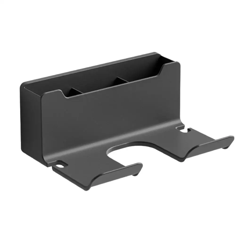 Hair Dryer Wall Mounted Shelf Cradle Straightener Stand Shelf Bathroom Blower Accessories Hairdryer Toilet Box Organizer