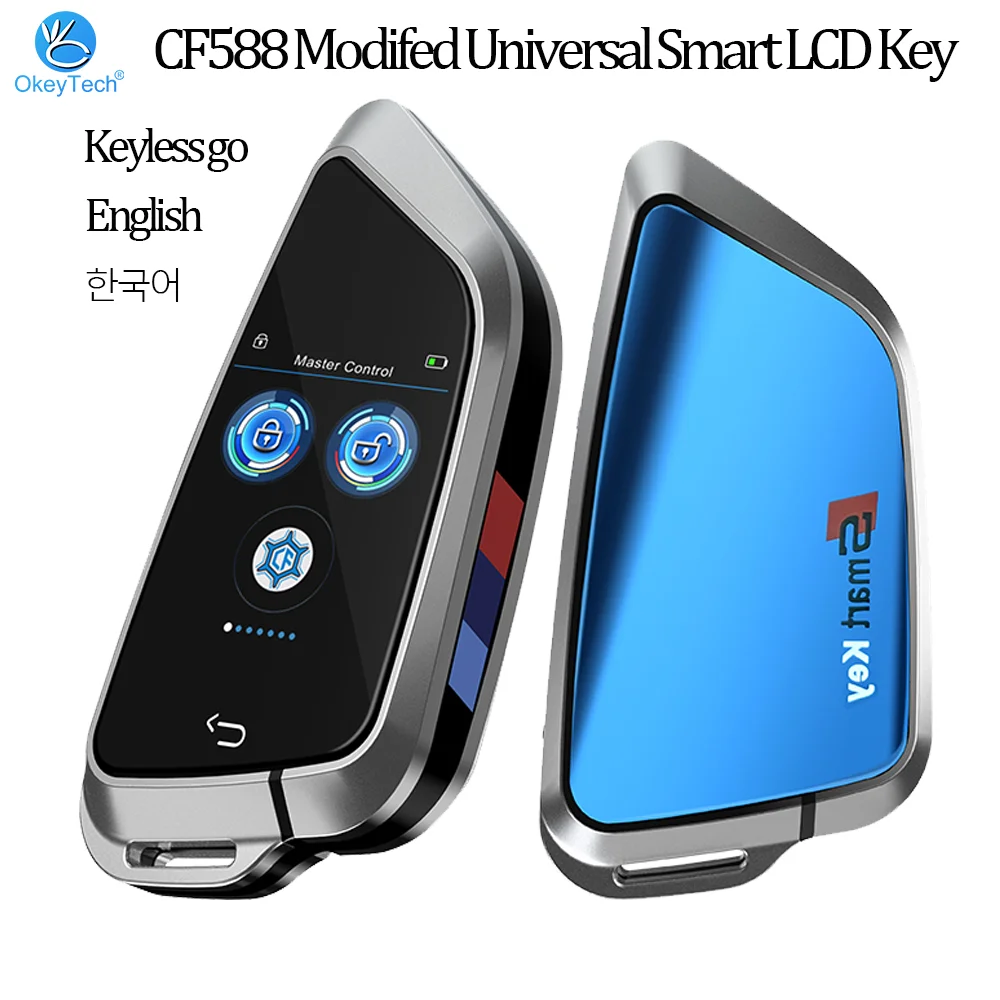 CF588 Modifed Universal Smart LCD Key Comfortable Keyless Entry Auto Lock Korean/English For Audi/Bmw/Benz/Ford/Toyota/Hyundai