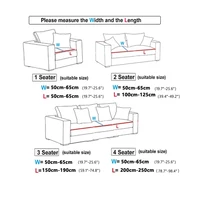 Printed Sofa Couch Cushion Covers Stretch Patterned Sofa Seat Slipcovers Elastic Couch Seat Covers Washable Furniture Protectors 2