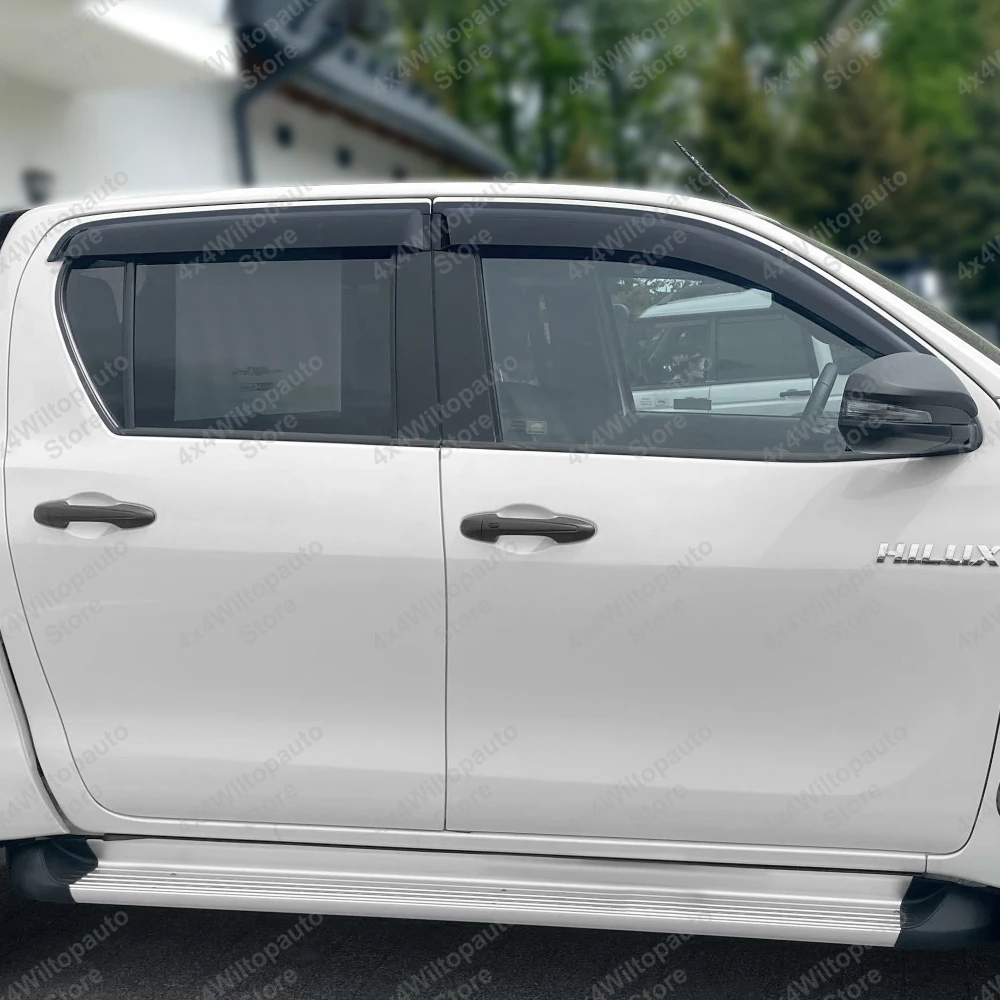 Toyota Hilux Revo Conquest Recco 2015 - 2021 Door Visor Rain Guard Window Visor Door Visor Easy To Use I2851259861 Toyota Hilux Revo Conquest Recco 2015 - 2021 Door Visor Rain Guard Window Visor Door Visor Easy To Use I2851259861