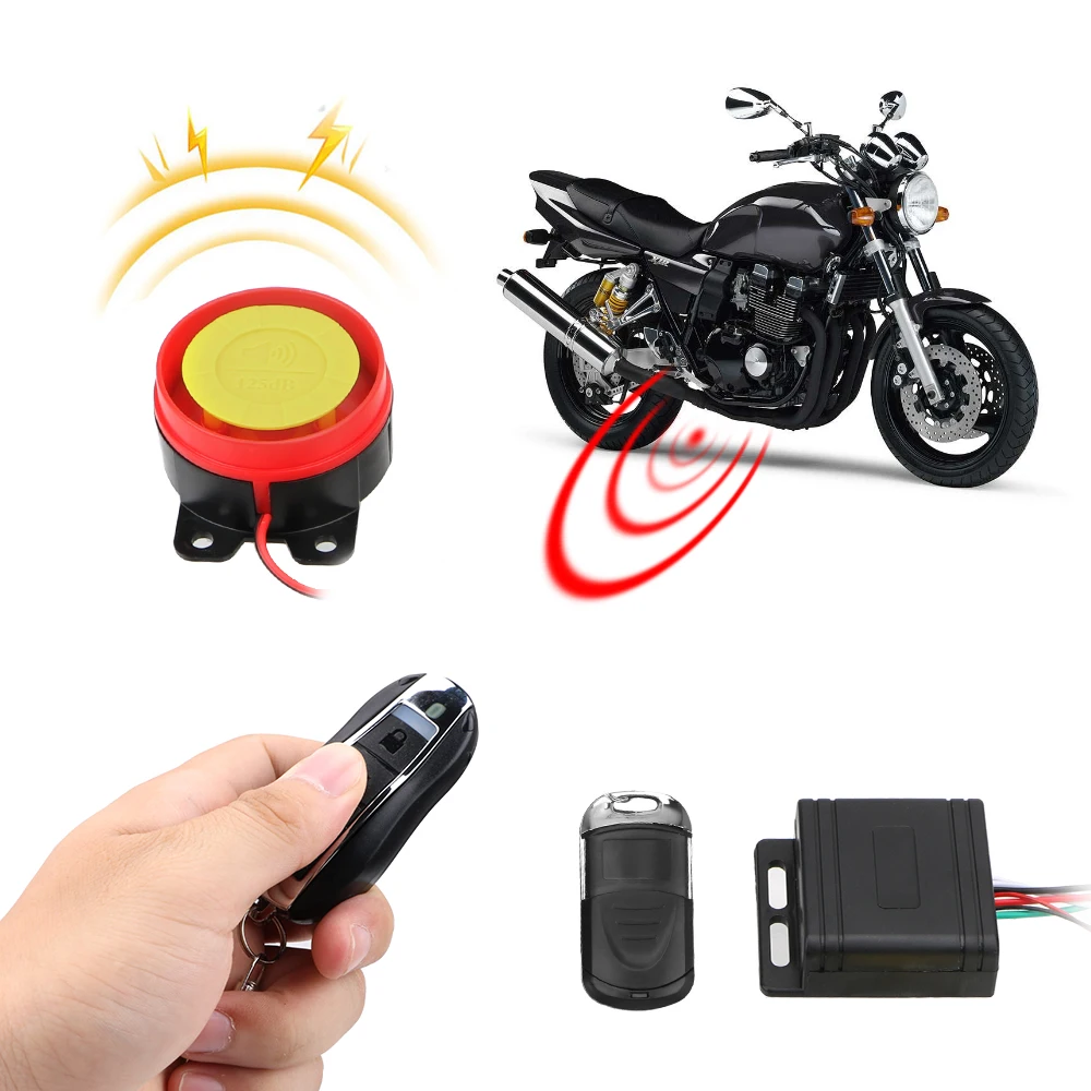 

Anti-theft Security Alarm System Motorcycle Bike Smart Alarm Remote Control Key