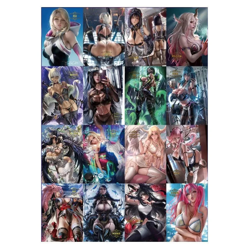 2023 Newest ACG-SAC 4 Collection Card Goddess Story Booster Box Rare Girls Bikini Puzzle Anime Table Playing Game Cards Toy