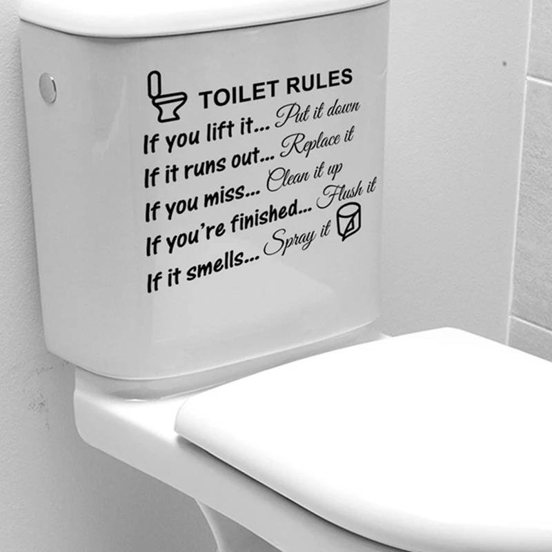 Funny Toilet Seat Sofa Chair Wall Stickers Bathroom Home Decoration Decals For Bedroom Kitchen Living Room Walls
