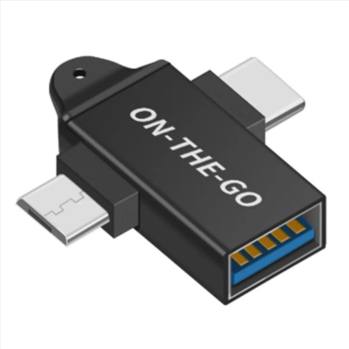 *ABDH 2X USB C to USB 3.0 OTG 컨버터 USB 2 in 1 타입 C 마이크로-OTG 어댑터