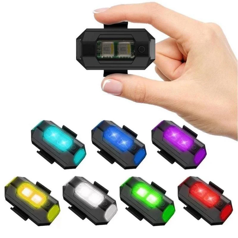 7 color Drone Strobe Light Motorcycle Turn Signal Indicator Light Night