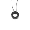 CHENYISHI Round Shungite Pendant Necklace - Natural EMF Protection Stone Unisex Healing Crystal Jewelry for Men and Women 3