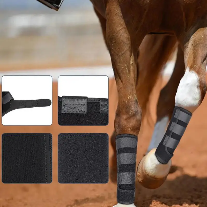 Protective Boots Horse Fly Leg Guards Professional Ergonomic Horse Leg Guards Convenient Wraps Protector For Official