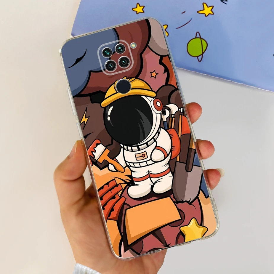 Cute Painted Clear Silicone Soft Phone Case Bumper Cover