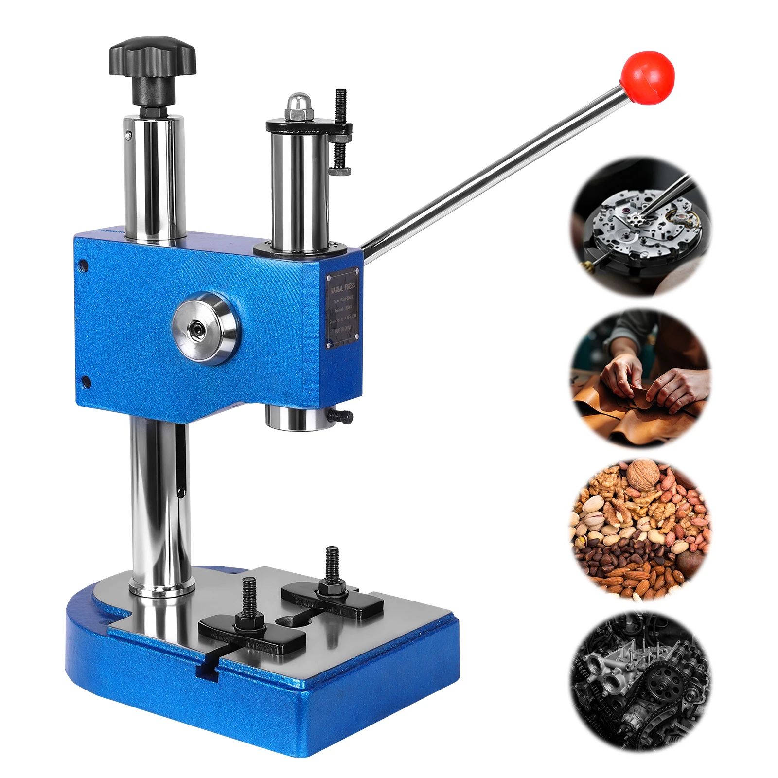 Manual Metal Punching Machine Spring Loaded Benchtop Press