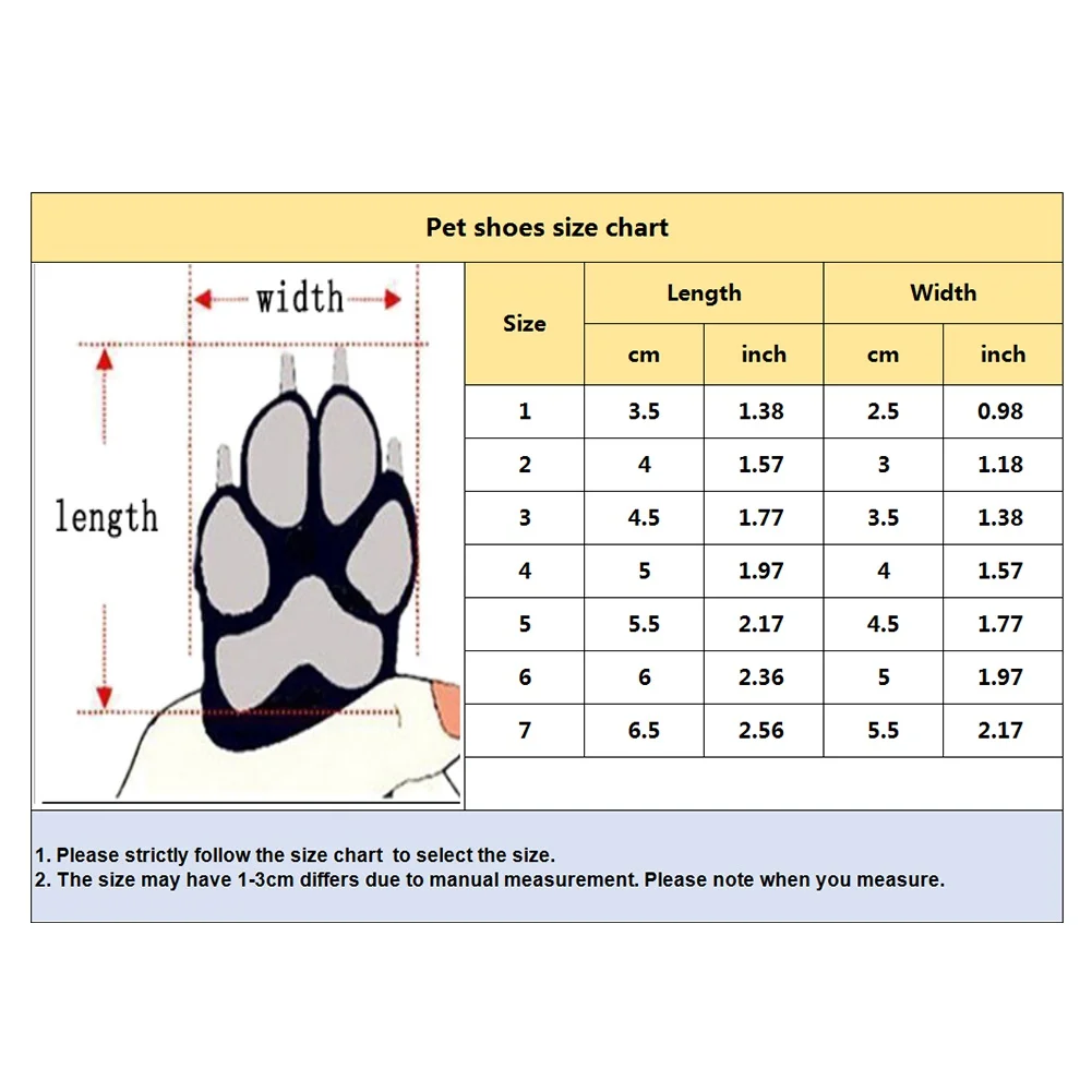 Title 1, 4pcs/set Waterproof Pet Dog Shoes Winter Warm A...