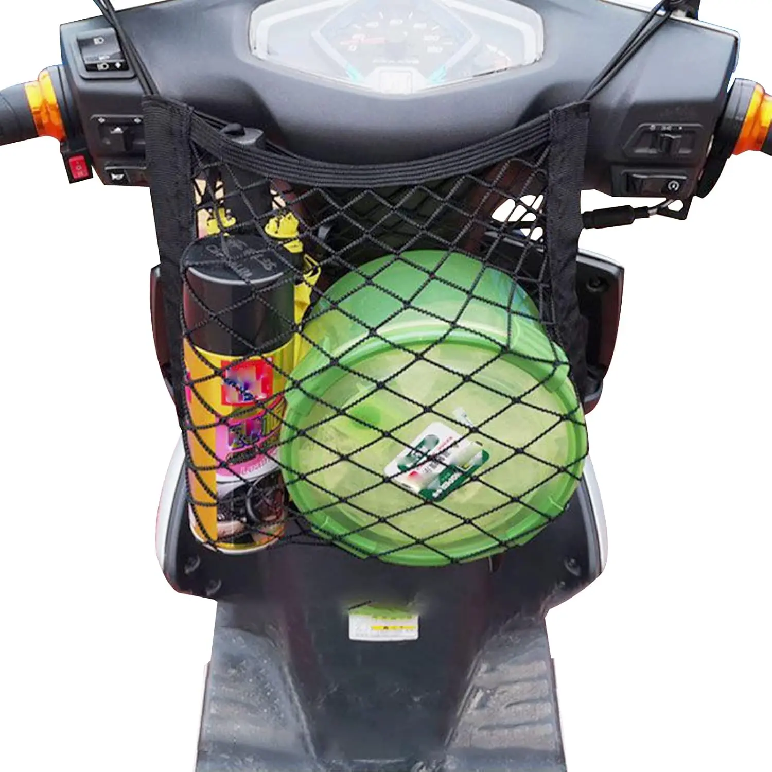 Motorcycle Cargo Net High Elastic Double Layer for Helmet Luggage