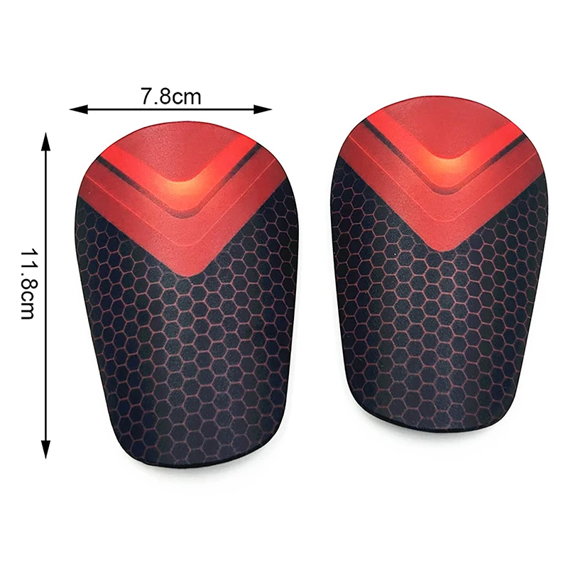thumbnail image 1 of 1 par de mini espinilleras de fútbol resistentes al desgaste, protectores de piernas que absorben los golpes, livianos y portátiles, para entrenamiento de fútbol, 1 of 5