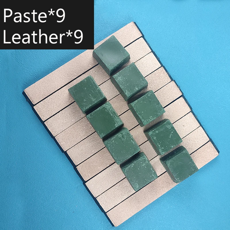 thumbnail image 1 of Afilador de cuchillos compuesto de óxido de cromo verde Afilador de ángulo fijo Piedra de afilar Pasta para pulir cuero Metal acero inoxidable, 1 of 5