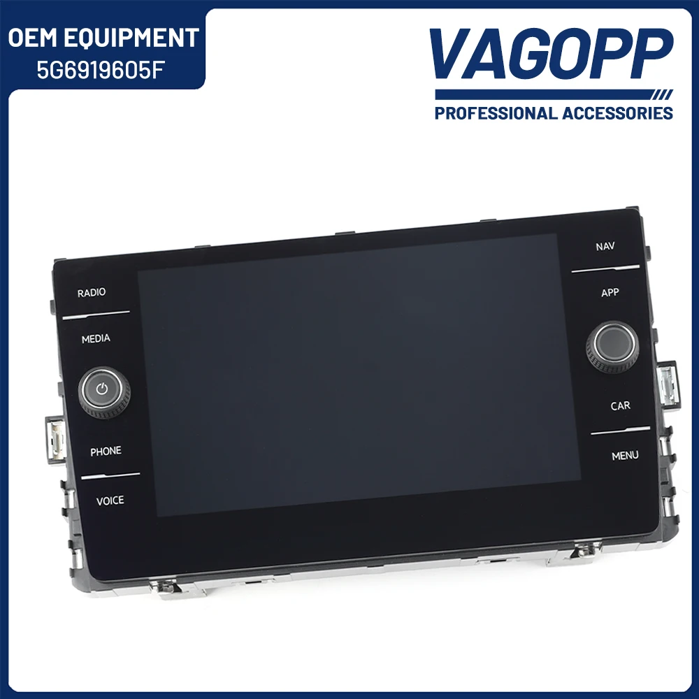 Muslimb 5 G6 919 605 F Per Vw Golf 7 Passat B8 Tiguan Mk2 8 Pollici Touch Screen Vetro Display Mib Multi-Media 5G6919605B