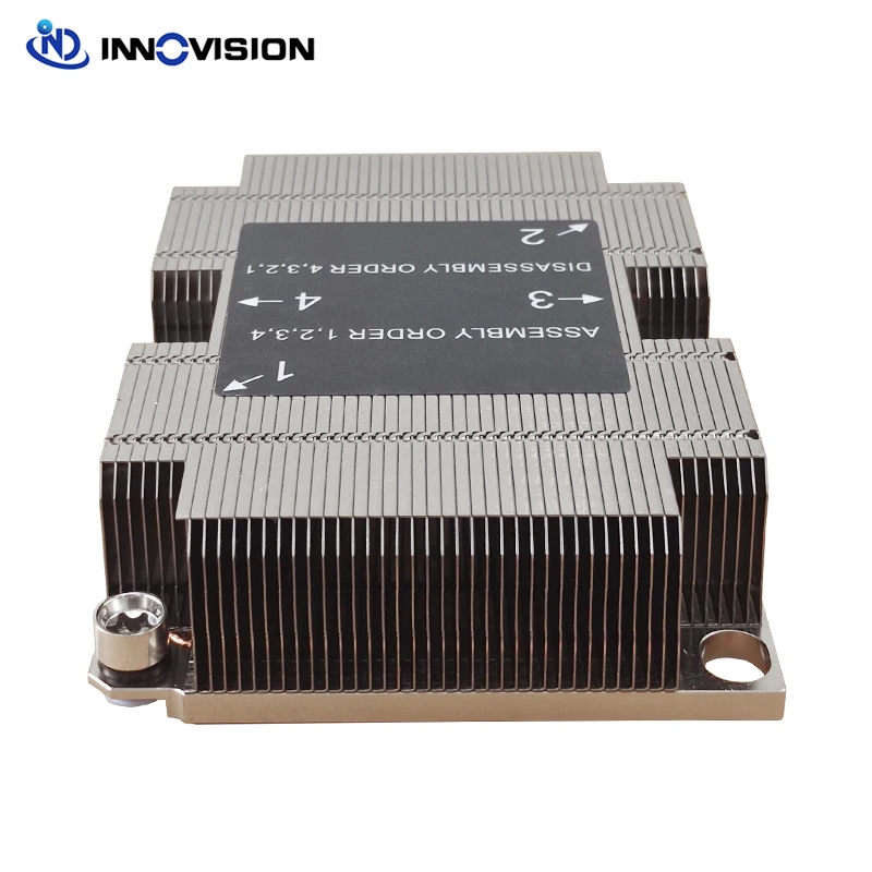 LGA3647 CPU Cooler 3647 Narrow Heatsink for 1u Server
