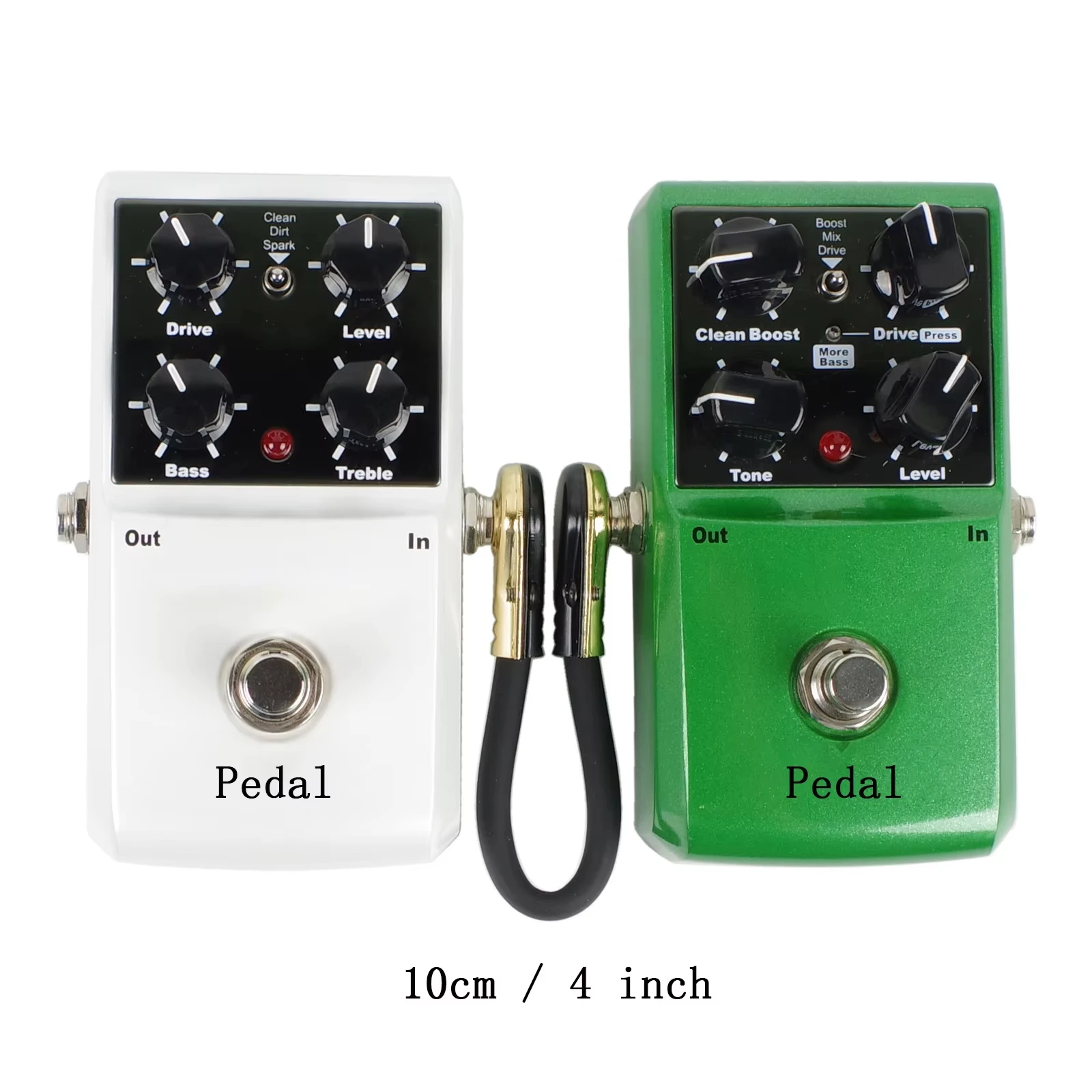 � ​ 1/3/6 Stück Gitarreneffektpedal-Patchkabel, 1/4 Zoll rechtwinklig abgeschirmt – sauerstofffreier Kupferkern für Gitarre/Bass-Pedalboard/Verstärker ​ ​ – Detail 8