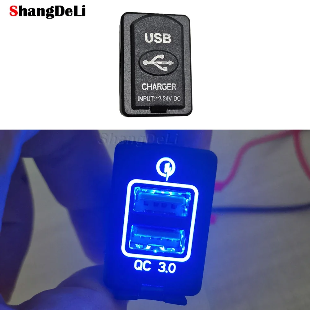 USB-порт для быстрой зарядки телефона для Mitsubishi Outlander 3 2018 Xpander 2018 Eclipse Cross ASX