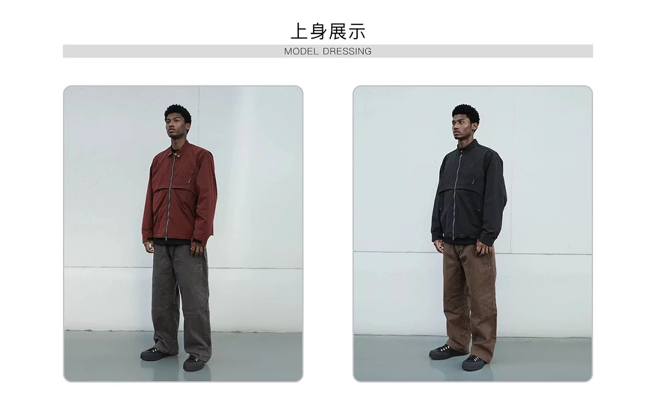 Whyworks 25aw Vintage outdoor work pants heavy duty stone washed cotton material casual