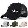 Fashion Mountain Embroidery Baseball Cap Summer Breathable Mesh Caps adjustable Hip Hop Trucker Hats Men Women Outdoor sun Hats 1