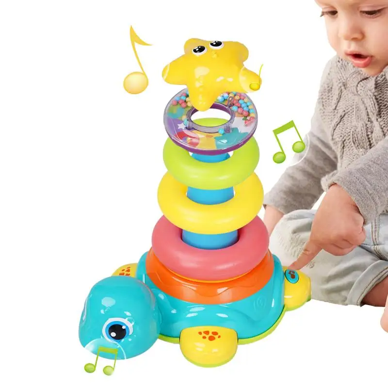 

Sorting And Stacking Toys Shape Stacking Toy Learning Toys Early Educational Toys With Removable Turtle Base Cognitive