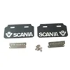 Front Lamp Rubber Mudguard Fender Decoration Parts for 1/14 Tamiya RC Truck Tractor Scania 56318 5632 Stiholt DIY Cars Parts 1