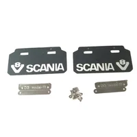 Front Lamp Rubber Mudguard Fender Decoration Parts for 1/14 Tamiya RC Truck Tractor Scania 56318 5632 Stiholt DIY Cars Parts 1