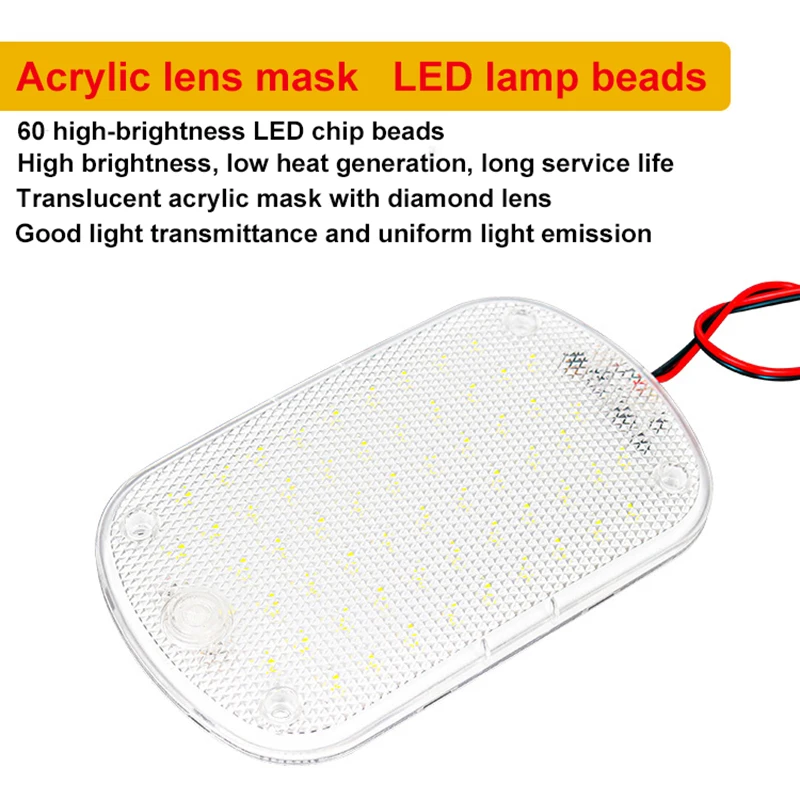 1pcs ʹ 12V 24V LED ĳ Ʈ  Ʈ Ʈ RV ķī    ġ   ׸ ڵ  