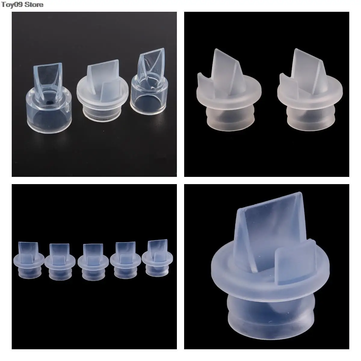 1/2/5PCS Duckbill Valve Breastpump Backflow Protection Breast Pump Accessory Duckbill Valve For Manual/Electric Breast Pumps 2