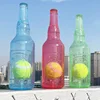 Dog Chew Toy Bite-resistance Beer Bottle with Tennis Ball Toy Pet Puppy Teeth Grinding Dog Chewing Squeaky Interactive Toys 5