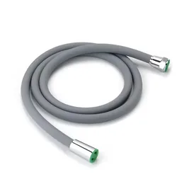 Silicone High - Pressure Flexible Shower Hose - Anti - Winding Bathroom Accessory - 200CM (Grey)