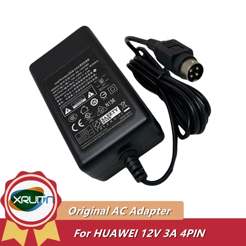 Carregador Adaptador ac para Câmera de Videoconferência Huawei Fonte de Alimentação Genuíno Hw3612ac8d Vpc620 600 12v 3a 36w