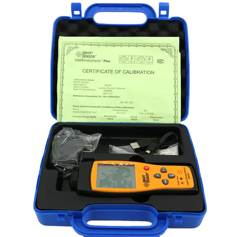 

Smart Sensor AR8200 Carbon Dioxide CO2 Gas Detector Tester Range 0-5000PPM AR-8200