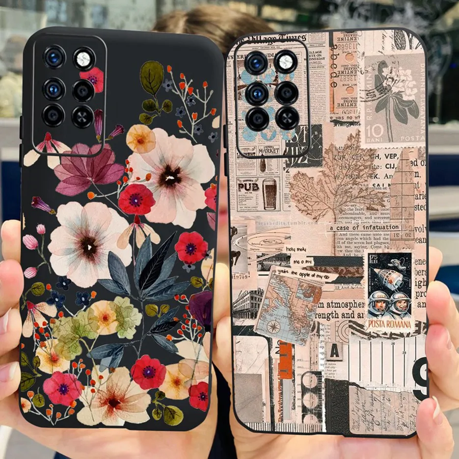 Cute Painted Soft TPU Shockproof Phone Case